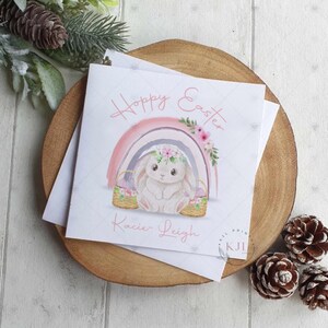 Cartolina di Pasqua carina personalizzata