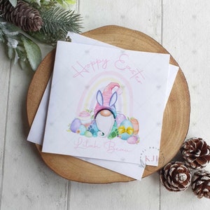 Cartolina di Pasqua carina personalizzata