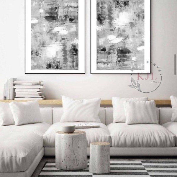 Grey Wall Art Etsy UK
