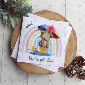 Carte d’encouragement personnalisée, vous avez ceci, positivité, affirmation positive, carte d’amitié, cadeau positif