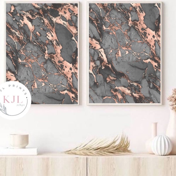 Rose Gold Bathroom Decor Etsy