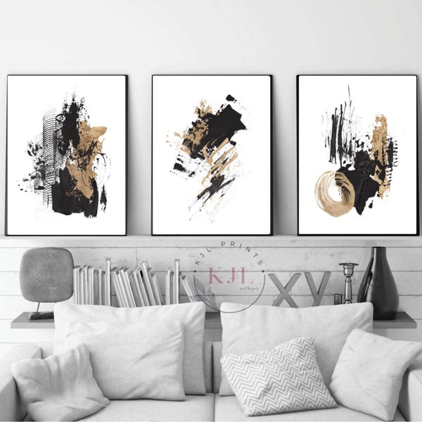Black and Gold Decor - Etsy
