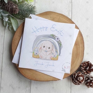 Cartolina di Pasqua carina e carina personalizzata