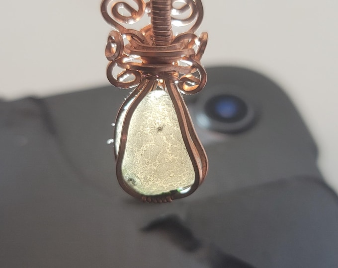 Featured listing image: Saffordite Pendant | Cintamani Stone | High Vibe Tektite Necklace
