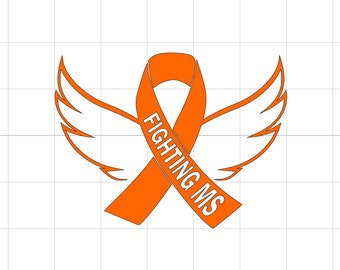 Ms Awareness Ribbon - Etsy