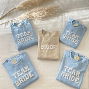 Bridesmaid Proposal Box Ideas | Bachelorette Party Sweaters | Bridal Party Sweaters | Bride Sweatshirt | Bridesmaid Sweatshirt | Team Bride