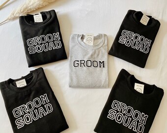 Groomsmen Sweatshirt | Groomsman Crewneck |Bachelor Party Outfit | Groomsmen Proposal | Gift for Groomsmen |Groom Sweatshirt | Best Man Gift