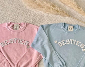 Besties Crewneck / BFF Sudadera / BFF Crewneck / A juego de best friends outfit /best friends sudadera Crewneck /Birthday Gift Best Friend