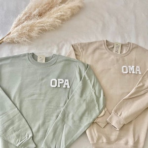 Oma Sweatshirt | Oma Sweater | Oma Gifts | Opa Sweatshirt | Opa Sweater | Opa Gift | Oma Mother’s Day Gift | Oma Pregnancy Announcement Idea