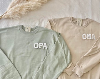 Oma Sweatshirt | Oma Sweater | Oma Gifts | Opa Sweatshirt | Opa Sweater | Opa Gift | Oma Mother’s Day Gift | Oma Pregnancy Announcement Idea
