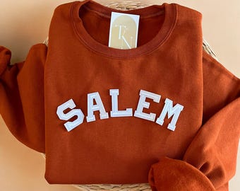 Salem Sweatshirt, Salem Massachusetts, Halloween Sweatshirt, Witch Sweatshirt, Spooky Season Sweatshirt, Spooky Sweatshirt, Fall Sweatshirt