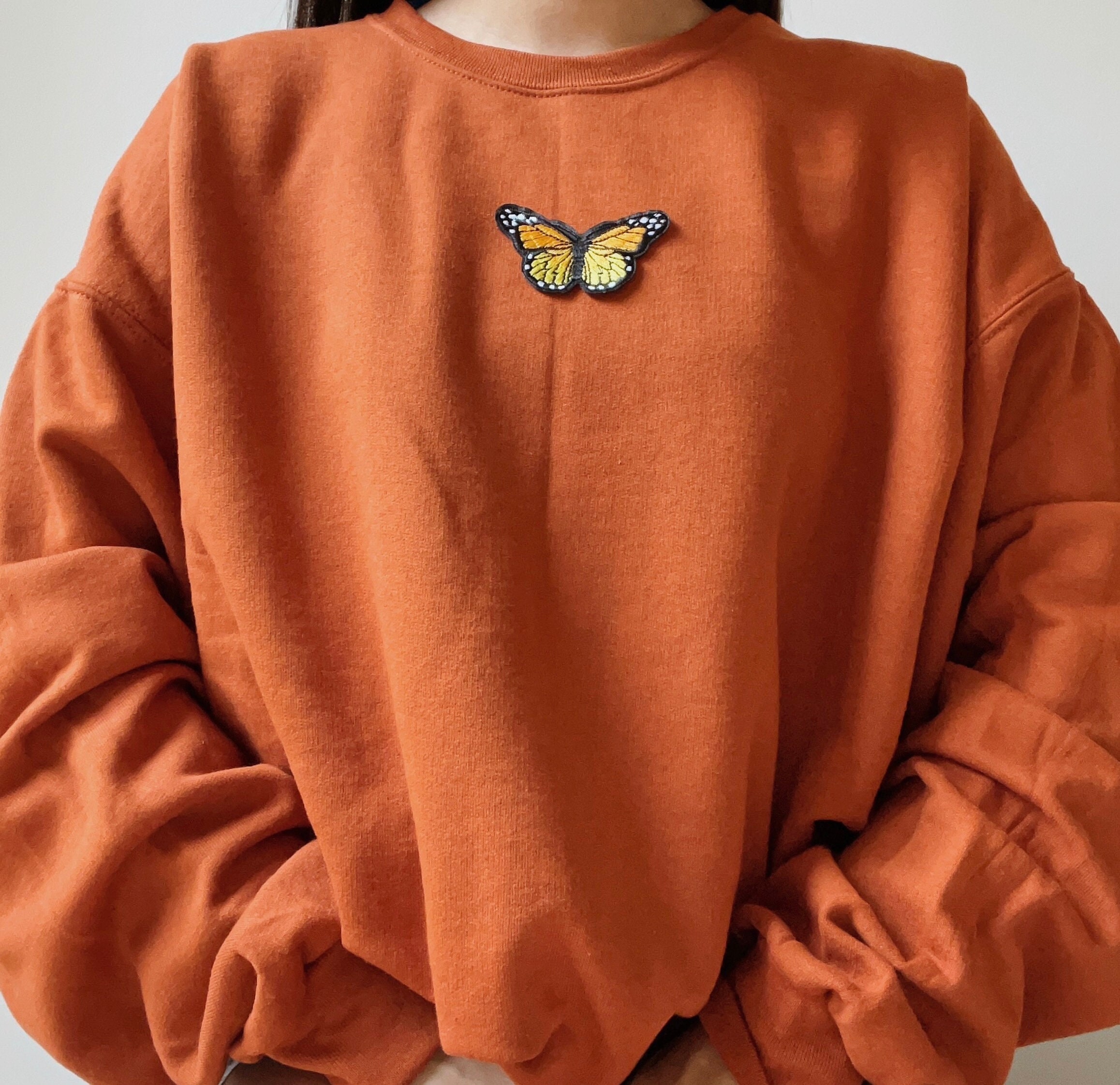 Butterfly Sweatshirt Butterfly Crewneck Trendy Sweatshirt Fall