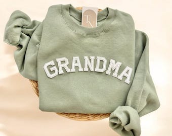 Sudadera de abuela, suéter de abuela, camisa de abuela, regalo para abuela primeriza, anuncio de embarazo, regalo para abuela, regalo para el Día de la Madre para abuela