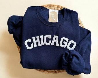 Chicago Sweatshirt, Chicago Crewneck, Chicago Sweater, Chicago Shirt, Chicago Gifts, Chicago Apparel, Illinois Sweatshirt, Windy City Shirt