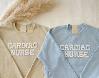 Cardiac Nurse Sweatshirt | Cardiac Nurse Shirt | Cardiac Nurse Gifts | Cardiology Nurse Sweatshirt |  Cardiovascular Nurse Sweatshirt