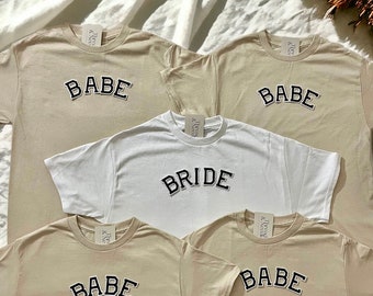 Bridesmaid Shirts, Bridesmaid Proposal Gift, Bridesmaid Gifts, Bridesmaid Pajamas, Bachelorette Party Shirts, Bridal Party Shirts