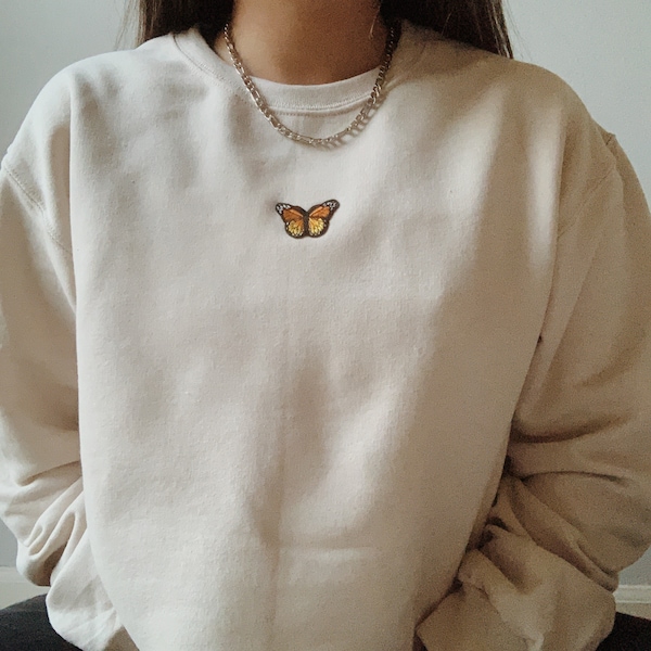 Rainbow Butterfly Print Men's Sweatshirt main image 0