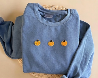 Comfort Colors® herfstsweaters voor dames, sweatshirt pompoenseizoen, sweater Pumpkin Spice, herfstkleding dames, sweatshirt Thanksgiving