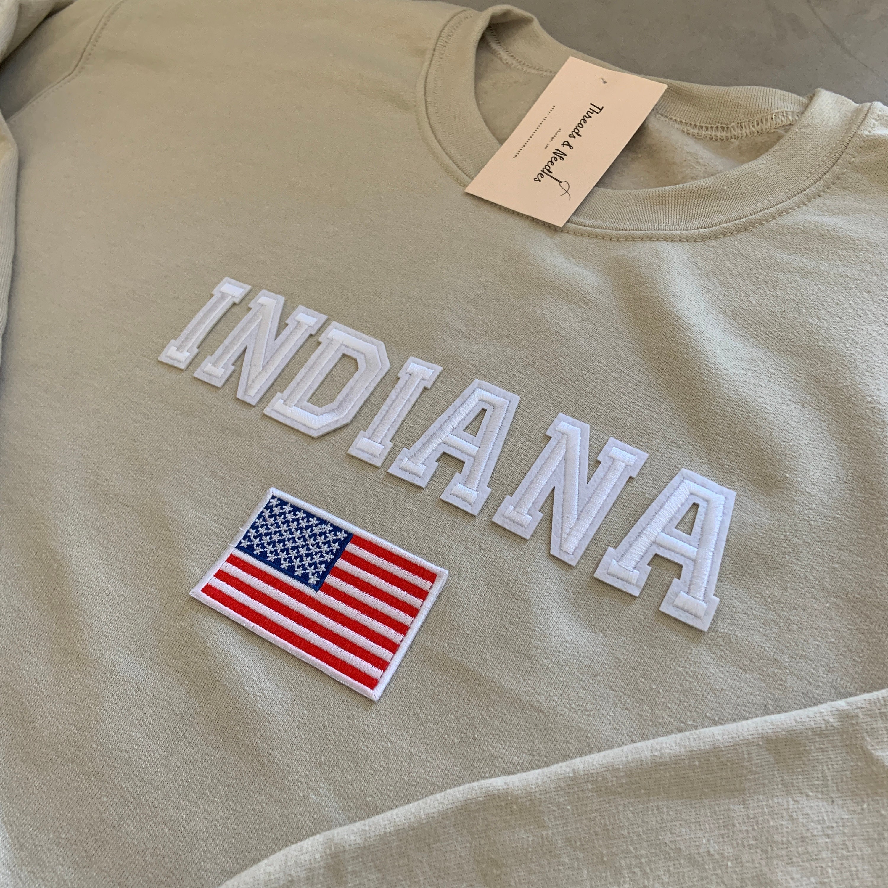 Indiana Sweatshirt Indiana Crewneck Indiana Sweater - Etsy Israel
