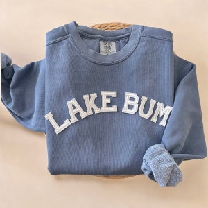 Comfort Colors® Lake-sweater, Lake Life-sweater, Lake ronde hals, Lake Lover-cadeau, zomersweater, Comfort Colors-sweater, Lake-T-shirt