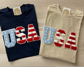 USA Flag Shirt, 4th of July Shirt, USA Flag Tee, Usa Shirt, Vintage USA Shirt, Retro Usa Shirt, Independence Day Shirt, Patriotic Shirt