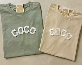 Camicia COCO, Regali Coco, Regalo per la festa della mamma Coco, Regalo di compleanno Coco, Regali per Coco, Camicia della nonna, Regali della nonna, Regalo di Natale Coco