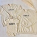Matching Family Outfit| Mom Dad Baby Hospital Outfit | Mommy and Me Outfits | Pregnancy Reveal Shirts | Pregnancy Announcement Shirts