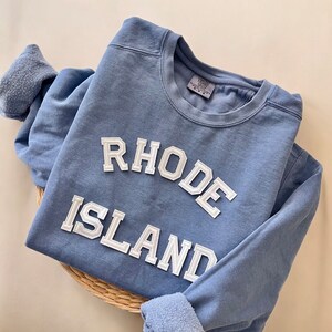 Comfort Colors® Rhode Island Sweatshirt, Coastal Sweatshirt, Rhode Island Shirt, Coastal Granddaughter, Lake Sweatshirt, Boat Sweatshirt image 2