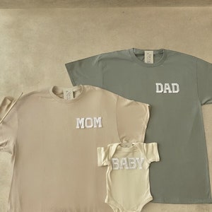 Family Matching Shirts | Pregnancy Announcement Shirts | Pregnancy Reveal Shirts | Mom and Dad Shirts | Baby Hospital Coming Home Outfit