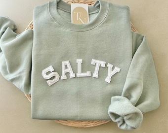 Salty Sweatshirt, Salty Crewneck, Salty Sweater, Salty Shirt, Christian Sweatshirt, Christian Apparel, Matthew 5:13 Shirt, Bible Verse Shirt