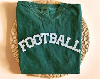 Comfort Colors® Football Shirt, Football Mom Shirt, Game Day Shirt, Football Tee, Football Shirts Women, Football Season Shirt, Fall Tees