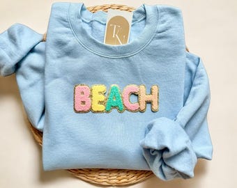 Bluza plażowa, bluza plażowa z okrągłym dekoltem, bluza plażowa z kapturem, koszula plażowa, bluza letnia, słona bluza, bluza plażowa, urocze swetry letnie