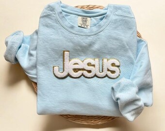 Comfort Colors Jesus Sweatshirt, Jesus Shirt, Jesus Is King Shirt, Christian Sweatshirts, Christian Gift,Faith Based Shirt,Faith Sweatshirt