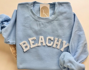 Beachy Sweatshirt, Beach Sweatshirt, Beach Bum Sweatshirt, Beach Sweater, Cozy Sweatshirt, Summer Sweatshirt, Gift for Beach Lovers