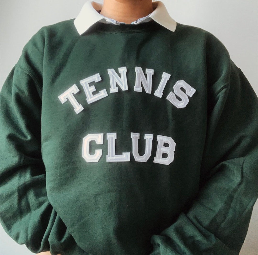 Vintage tennis sweatshirt Clearance