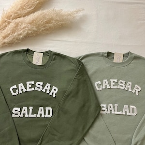 Sudadera de ensalada César, camisa de ensalada César, regalo amante de la ensalada César, sudadera vegana, sudadera divertida, regalos divertidos, regalo para ella