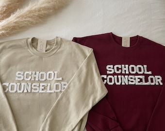 Moletom de conselheiro escolar, camisa de conselheiro escolar, presentes de conselheiro escolar, moletom de conselheiro, psicólogo escolar, conselheiro de orientação