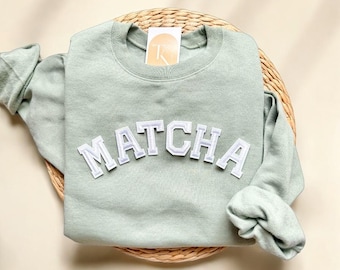 Matcha Sweatshirt, Matcha Crewneck, Matcha Shirt, Matcha Lover Sweatshirt, Matcha Lover Gifts, Matcha Gifts, Crewneck Sweatshirt