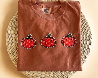 Comfort Colors® Vintage Pumpkin Shirt, Thanksgiving Shirt, Pumpkin Season Shirt, Fall Vibes Shirt, Fall Women Shirt, Vintage Fall Shirt