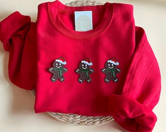 Gingerbread Sweatshirt, Christmas Sweatshirt For Women, Gingerbread Cookies Shirt, Christmas Shirts, Christmas Sweater, Christmas Crewneck
