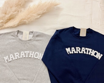 Marathon Sweatshirt, Marathon Crewneck, Marathon Sweater, Marathon Shirt, Runner Gift, Running Sweatshirt, Marathon Gift