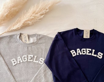 Bagels Sweatshirt, Bagels Crewneck, Bagels Shirt, Bagels Lover Sweatshirt, Bagels Lover Gifts, Foodie Sweatshirt, Funny Sweatshirt,