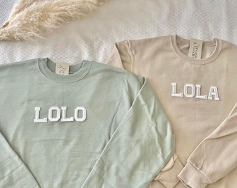 Sudadera Lola / Suéter Lola / Sudadera Lolo / Suéter Lolo / Anuncio de Embarazo Lola y Lola / Regalo del Día del Padre del Abuelo