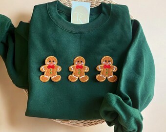 Gingerbread Cookies Sweatshirt, Christmas Sweatshirts for Women, Gingerbread Christmas Shirt, Christmas Cookies Sweatshirt, Holiday Sweaters