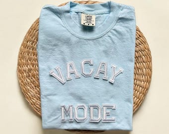 Camiseta "Vacaciones" Comfort Colors®, camiseta "Vacaciones", camiseta de viaje, camisetas de viaje, camiseta de viaje para chicas, regalos para amantes de los viajes