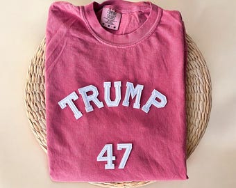 Comfort Colors® Trump Shirt, Trump 2024 Shirt, Maga Shirt, 45 47 Shirt, Donald Trump Shirt, Pro Trump Shirt, Trump Merch, Wahlshirt