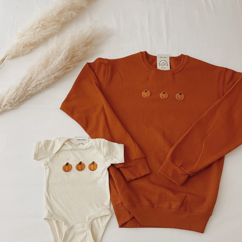 Fall Mommy and Me Sweatshirt | Matching Mama and Mini Outfit | Fall Baby Clothes| Mom and Baby Matching Hospital Outfit | Fall Baby Pictures 