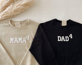 Fourth Baby Announcement, Pregnancy Announcement Shirts, Mama of 4 Sweatshirt, Mom of 4 Shirt, Dad of 4 Shirt, Mom and Dad Sweatshirts