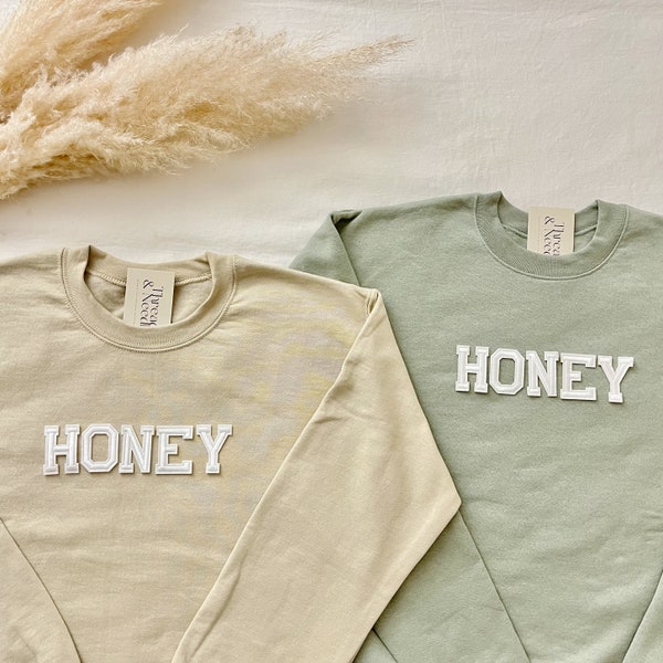 Honey Sweatshirt, Honey Shirt, Gift for Honey, Grandma Sweatshirt, Mother’s Day Gift, Pregnancy Announcement Grandparents, Grandma Birthday