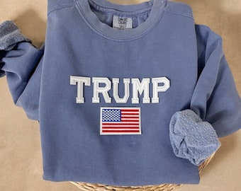 Moletom Comfort Colors Trump, Moletom Trump 2024, Camisa Trump, Trump Merch, Trump Girl, Camisa Pro Trump, Moletom MAGA 45 47